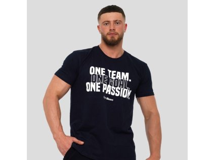 Tričko One Team Navy - GymBeam