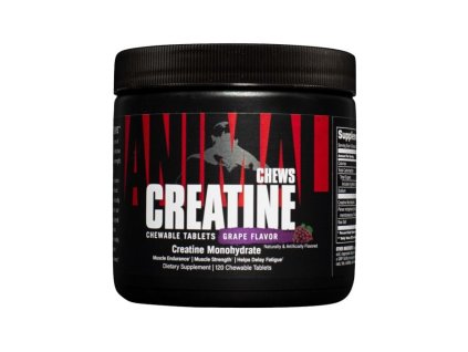 Animal Creatine Chews - Universal Nutrition (Příchuť hrozny, Tablety 120 tab.)