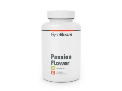 Mučenka pletní - GymBeam (Příchuť bez příchuti, Balení (g) 1430 g, Kapsle 90 kaps.)