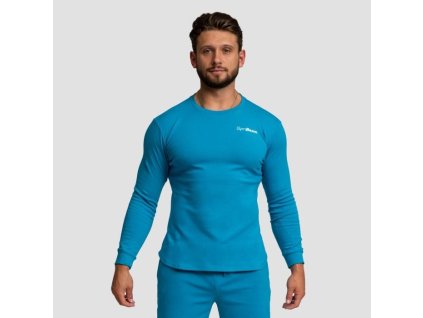 Limitless Sweatshirt Aquamarine - GymBeam (Velikost XXL, Barva modrá)