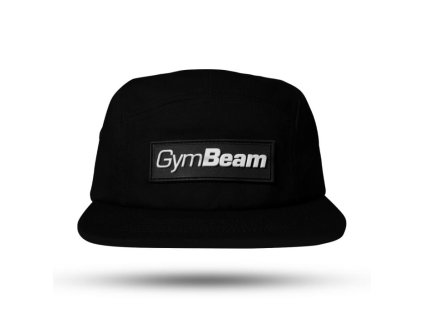 Kšiltovka 5Panel Black - GymBeam