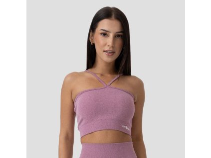 Sportovní podprsenka Halter FLO Violet - GymBeam (Velikost L, Barva fialová)
