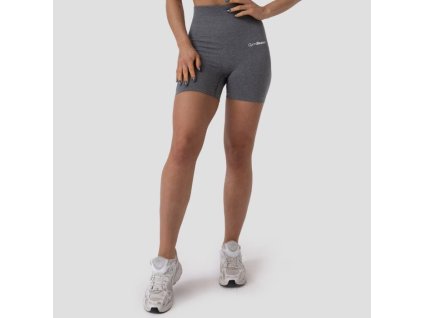 Dámské šortky FLO Grey - GymBeam (Velikost M, Barva šedá)