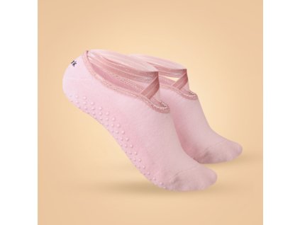 Ponožky Grip Yoga Pink - BeastPink