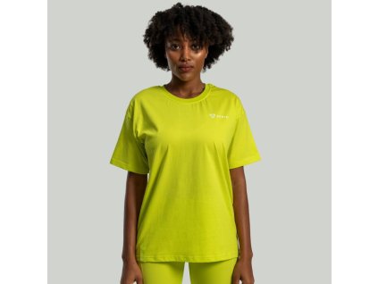Dámské triko Lunar Oversized Chartreuse - STRIX (Velikost L, Barva žlutá)