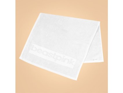 Sportovní ručník Mini White - BeastPink (Barva bílá)