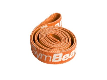 Textilní posilovací guma Cross Band Level 2 - GymBeam (Barva oranžová)