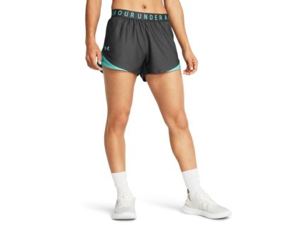 Dámské šortky Play Up 3.0 Grey - Under Armour (Velikost XS, Barva šedá)