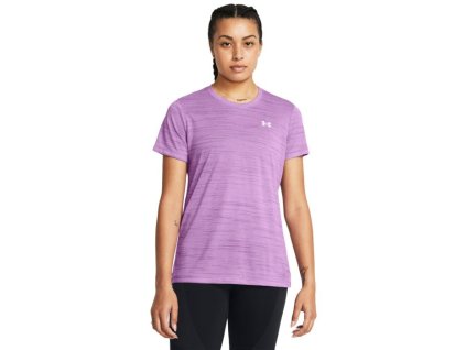 Dámské tričko Tech Bubble Green - Under Armour (Velikost XL, Barva fialová)
