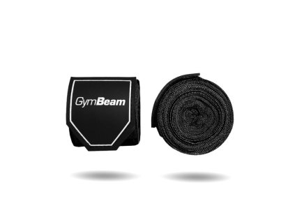 Boxerské bandáže 4 m - GymBeam (Barva černá)