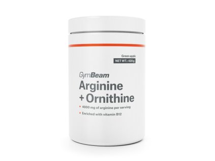 Arginin + Ornitin - GymBeam (Příchuť zelené jablko)
