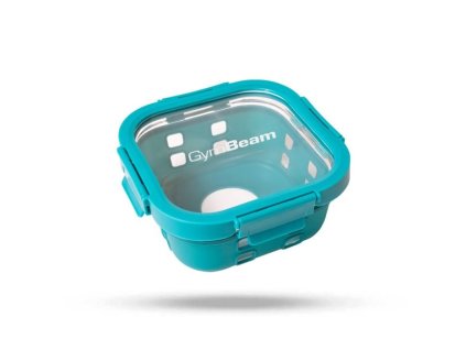 Skleněná dóza na jídlo 800 ml - GymBeam (Balení (ml) 800 ml, Barva modrá)