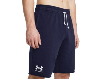 Šortky Rival Terry Short Blue - Under Armour (Velikost XL, Barva modrá)