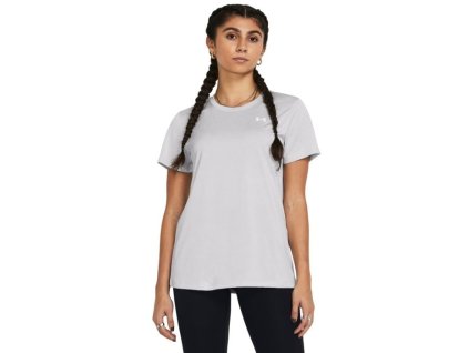 Dámské triko Tech SSC - Twist Grey - Under Armour (Velikost S, Barva šedá)