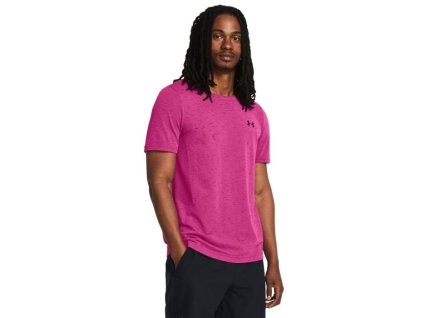 Tričko Vanish Seamless SS Pink - Under Armour (Velikost XXL, Barva růžová)