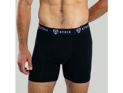 Pánské boxerky Essential 2Pack Black - STRIX