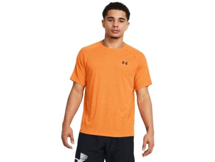 Triko Tech Textured SS Orange - Under Armour (Velikost XXL, Barva oranžová)