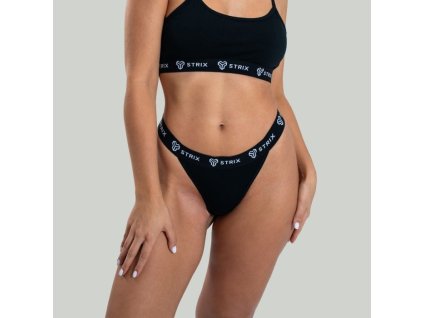 Tanga Essential 2Pack Black - STRIX (Velikost XXL, Barva černá)