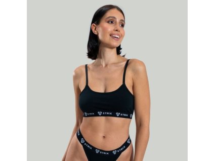Podprsenka String Bralette Black - STRIX (Velikost XXL, Barva černá)