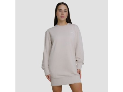 Dámská mikina Agile Longline Desert - GymBeam (Velikost XL, Barva cream)