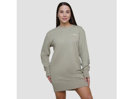 Dámská mikina Agile Longline Sage - GymBeam (Velikost XXL, Barva zelená)