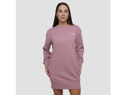 Dámská mikina Agile Longline Woodrose - GymBeam (Velikost XXL, Barva růžová)