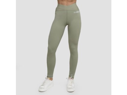Dámské legíny Agile Sage - GymBeam (Velikost XL, Barva zelená)