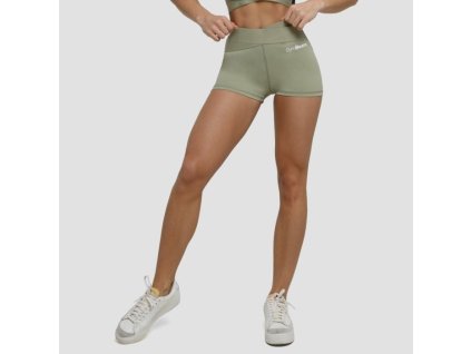 Dámské šortky Agile Sage - GymBeam (Velikost XXL, Barva zelená)