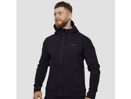 Mikina se zipem Agile Onyx - GymBeam (Velikost S, Barva černá)