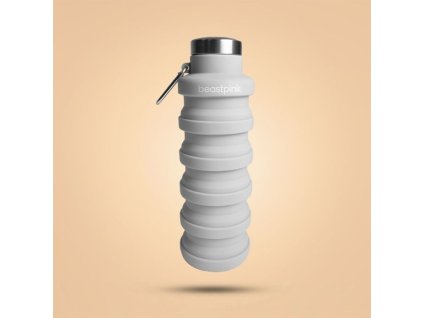 Skládací láhev Grey 500 ml - BeastPink (Barva šedá)