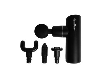 Mini masážní pistole Black - GymBeam (Barva černá)