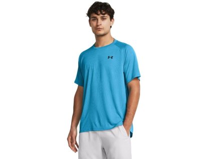 Tričko Tech Textured SS Blue - Under Armour (Velikost XXL, Barva modrá)