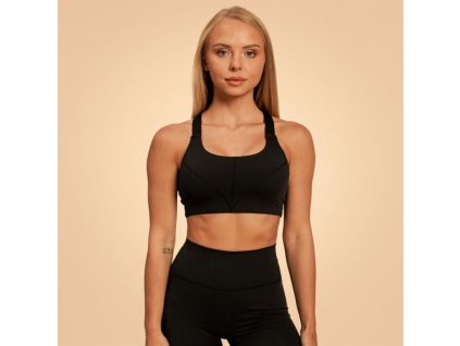 Sportovní podprsenka Sense Black - BeastPink