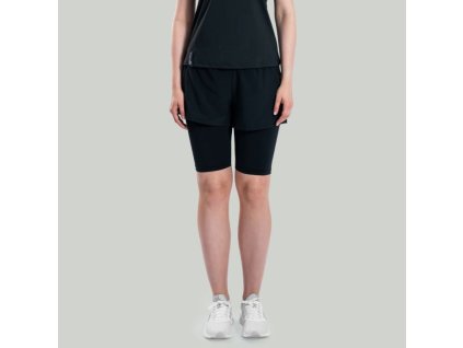 Dámské šortky 2in1 ULTRA Black - STRIX