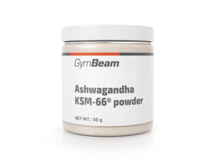 ashwagandha ksm 66 powder 50 g gymbeam