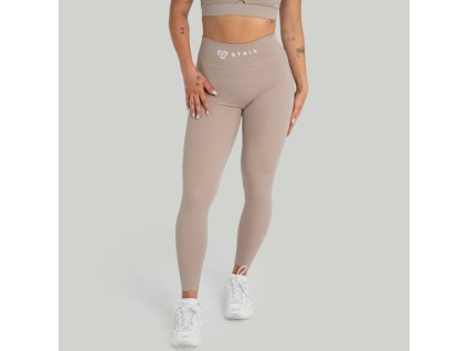 Dámské legíny Taupe - STRIX (Velikost XS, Barva cream)