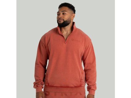 Mikina Washed Terra - STRIX (Velikost S, Barva oranžová)