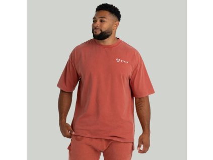 Tričko Oversized Washed Terra - STRIX (Velikost S, Barva oranžová)