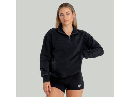 Dámská mikina Washed Black - STRIX (Velikost S, Barva černá)