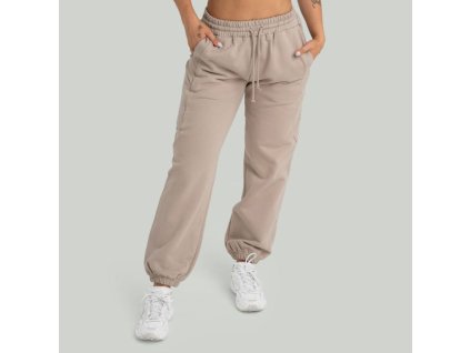 Dámské tepláky Taupe - STRIX (Velikost XL, Barva cream)