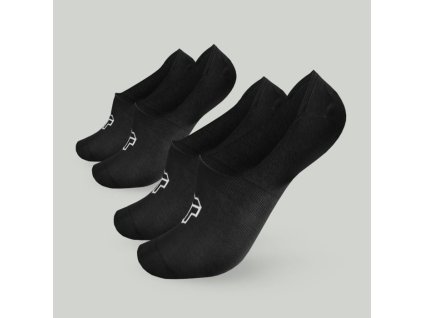 Ponožky No-show 2Pack Black - STRIX (Velikost M, Barva černá)