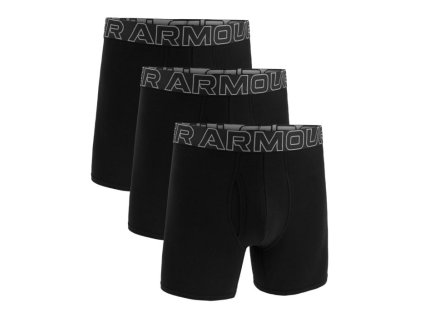 Men‘s boxers M Cotton 6in 3pack Black - Under Armour