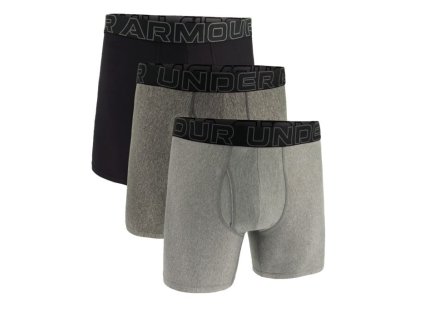 Men‘s boxers M Perf Tech 6in 3pack Grey - Under Armour