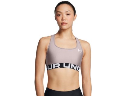 Bra HG Mid Branded Grey - Under Armour (Velikost XL, Barva šedá)