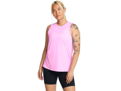 Dámské tílko Tech Tank Twist Pink - Under Armour