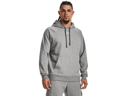 Mikina UA Rival Fleece Hoodie Grey - Under Armour
