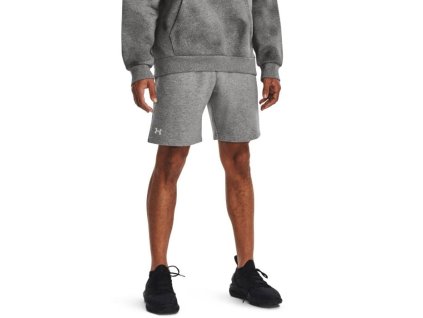 Kraťasy UA Rival Fleece Grey - Under Armour (Velikost XL, Barva šedá)