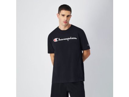 Tričko Big Logo Jersey Black - Champion