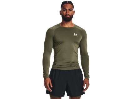 Kompresní tričko HG Armour Comp LS Green - Under Armour