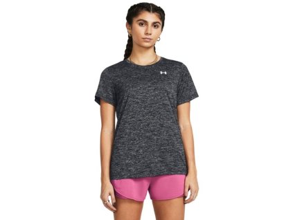 Dámské tričko Tech SSC Twist Black - Under Armour (Velikost M, Barva černá)